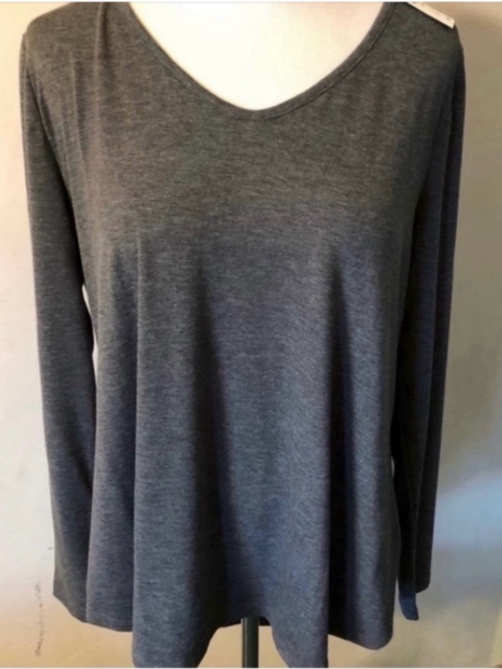 Lane Bryant XL Gray/Black Blouse(NWT)